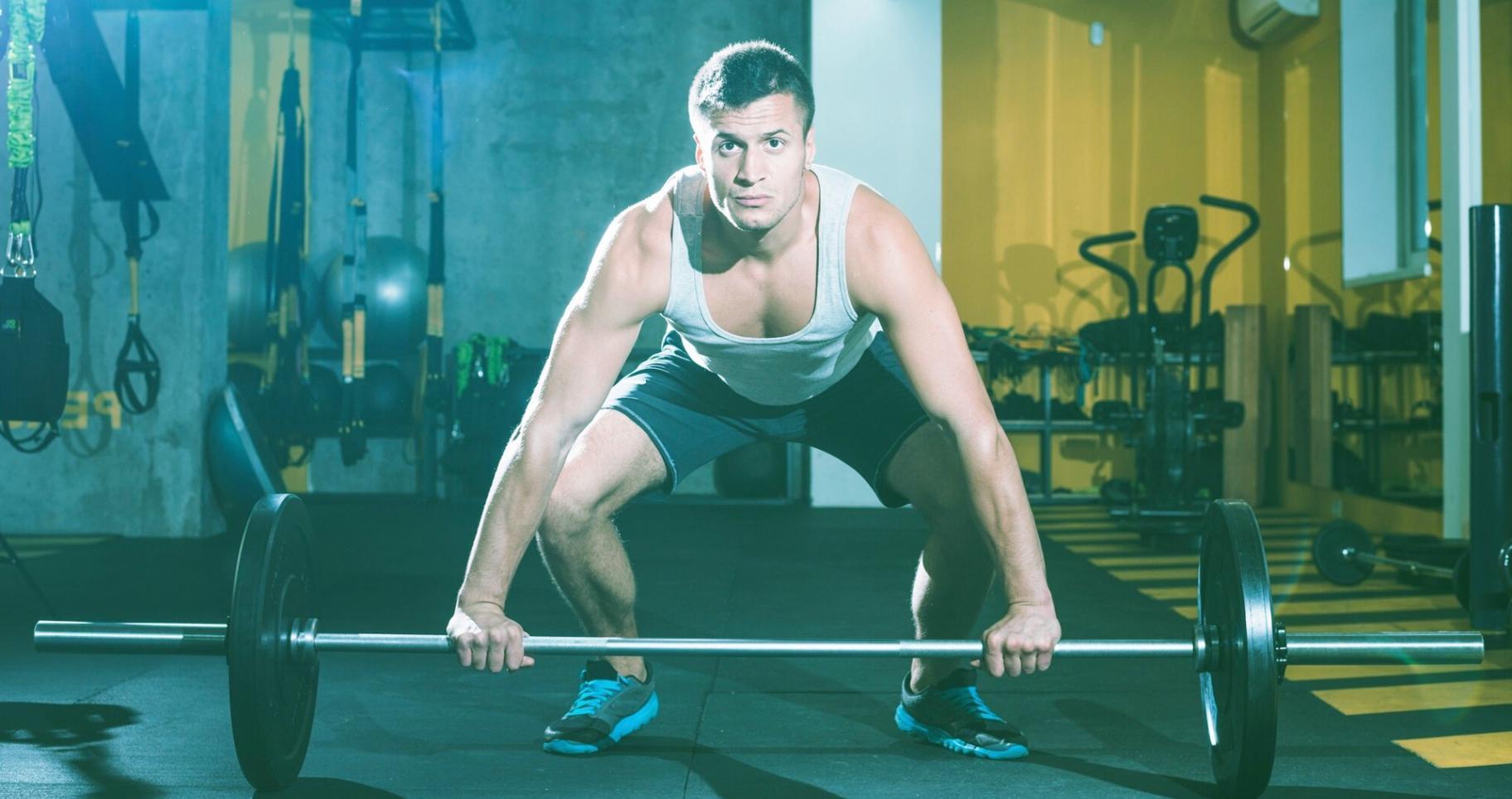 Athlete on an exercise bike during a CrossFit conditioning session